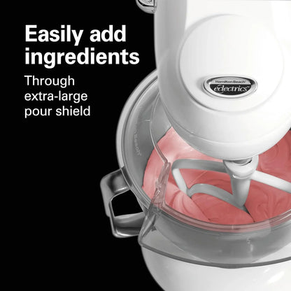 All-Metal 12-Speed Electric Stand Mixer, Tilt-Head, 4.5 Quarts, Pouring Shield, Licorice (63227)7