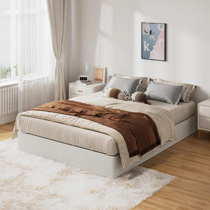 Queen Size Box Spring Bed Base 9 Inch, 3000Lbs Heavy Duty Box Spring Queen Metal Mattress Foundation, Tool-Free Easy Assembly, Noise Free6