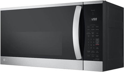 1.8 Cu. Ft. 30 In. W Smart over the Range Microwave Oven with Easyclean in Printproof Stainless Steel 1000-Watt3