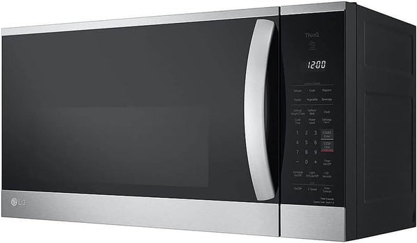 1.8 Cu. Ft. 30 In. W Smart over the Range Microwave Oven with Easyclean in Printproof Stainless Steel 1000-Watt3
