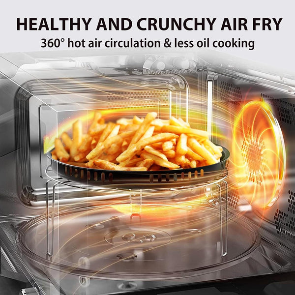 Inverter Countertop Microwave Oven Air Fryer Combo MASTER Series, Broil, Convection, Speedy Combi, Even Defrost 11.3'' Turntable Sound On/Off, 27 Auto Menu&47 Recipes | Broil, Convection, Speedy Combi, Even Defrost 11.3'' Turntable, Sound On/Off, 27 Auto Menu & 47 Recipes2