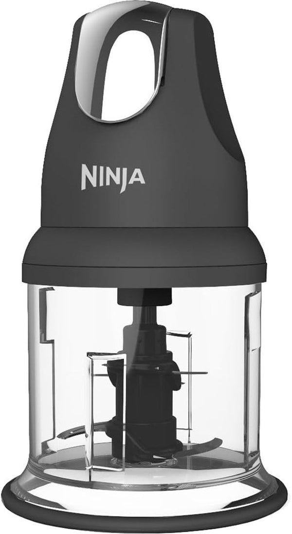 Ninja Food Chopper Express Chop with 200-Watt, 16-Ounce Bowl for Mincing, Chopping, Grinding, Blending and Meal Prep (NJ110GR), Gray1