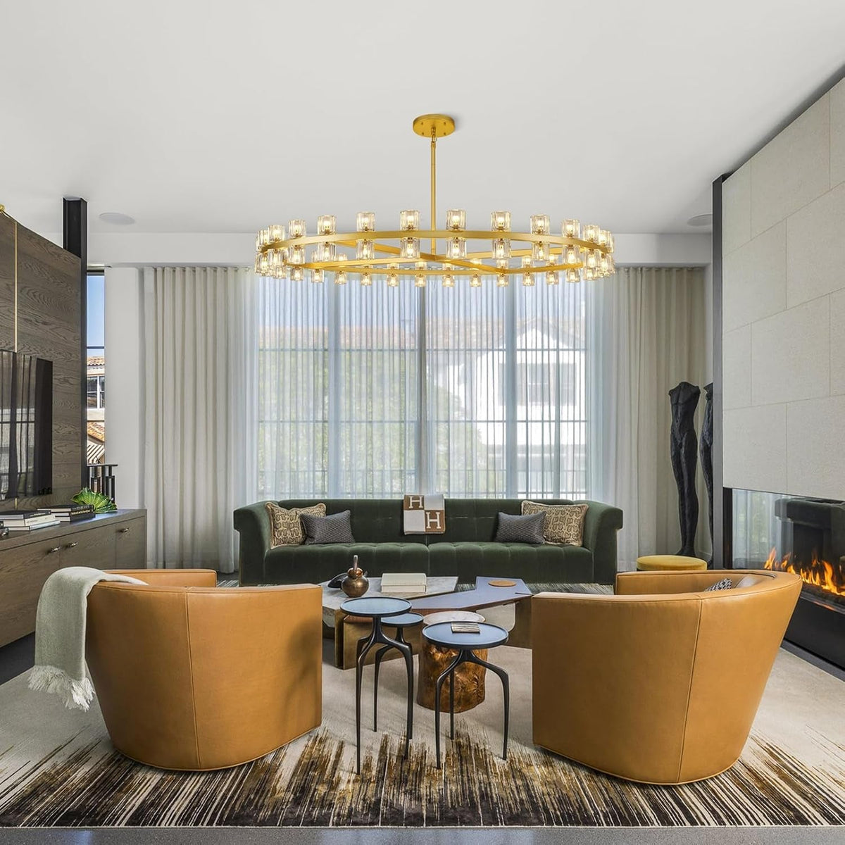 modern-60-inch-gold-round-chandelier-extra-large-chandeliers-crystal-chandeliers-for-living-room-large-wagon-wheel-chandelier-for-foyer-staircase-entrance-includes-bulb