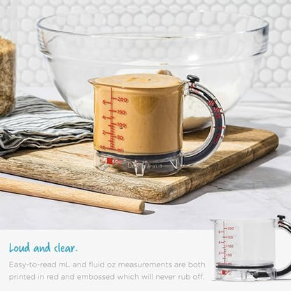 Set of Upcups | 1 Cup Upcup and 2 Cup Big Upcup All-In-1 Scrape-Up Measuring Cups for Dry, Wet and Sticky Ingredients7