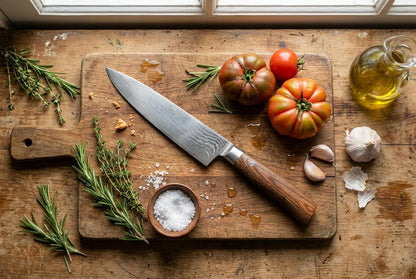 Damascus Chef Knife 8 Inch, Professional Kitchen Knife with VG10 Steel Core 67 Layers, Full Tang Cooking Knife with Ergonomic Walnut Handle, Gift Box Included4