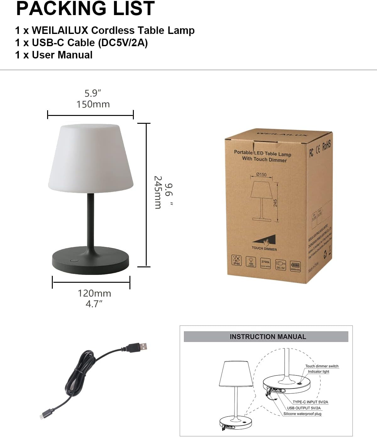 outdoor-battery-operated-table-lamp-waterproof-4000mah-cordless-table-lamp-rechargeable-touch-dimmable-desk-lamp-led-night-light-for-patio-camping-restaurant-home-h9-6in-dark-grey