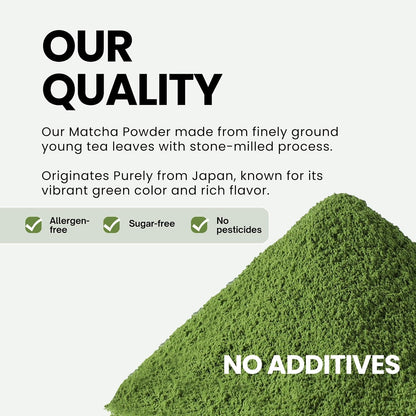 Matcha Powder - Japanese Ceremonial Grade Kyoto Uji First Harvest Stone-Milled Green Tea Powder (40G / 1.4Oz) - TAROU(太郎) -6