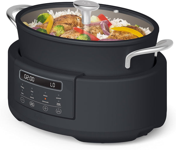 Multi 10-In-1 7Qt Multicooker, Non-Toxic, Nonstick Coating, Slate1