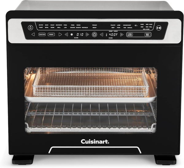 15-In-1 Extra-Large Digital Air Fryer Oven with 9"X13" 2-In-1 Pan, Air Fry 4 Lbs of Wings, Cook a 13 Lb Turkey or 5+ Lb Chicken, Toast 9 Slices of Bread, and Bake a 13" Pizza, TOA-1121