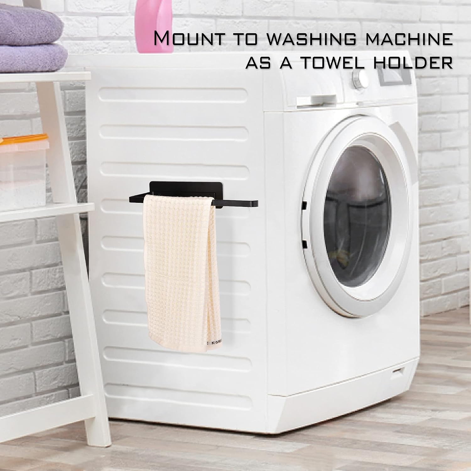 magnetic-paper-towel-holder-black-towel-bar-rack-for-refrigerator-bbq-grills-griddles-toolbox-rvs-tailgates-heavy-duty-strong-magnet-backing-12-l-x-3-h-fit-all-us-paper-roll