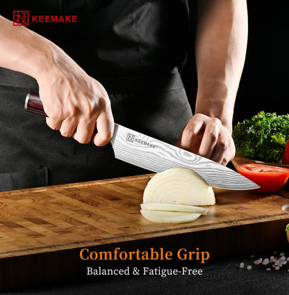 8" Chef Knife, Ultra Sharp Kitchen Knife with Ergonomic Handle6