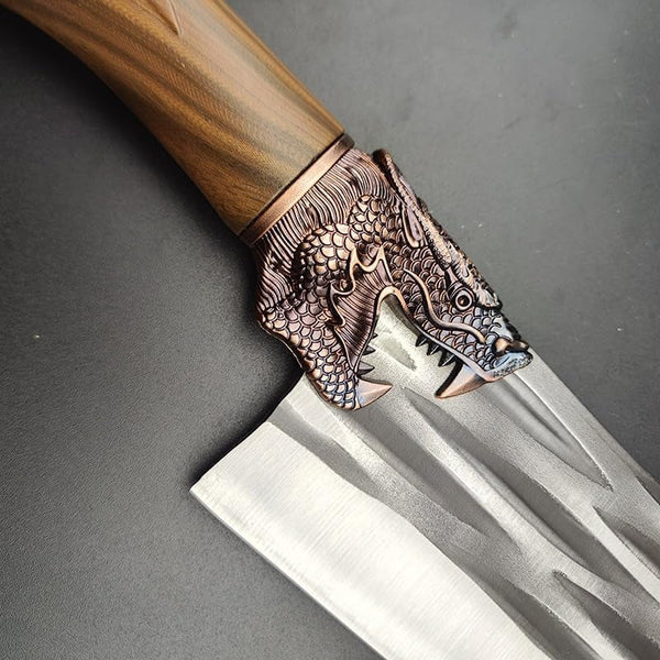 Meat Cleaver,Cleaver Knife 8.2 Inch Forged Meat Cleaver Kitchen Knives Butcher Knife Chef Slicing Tool Vegetable Fish Cutting Cooking Cutter3