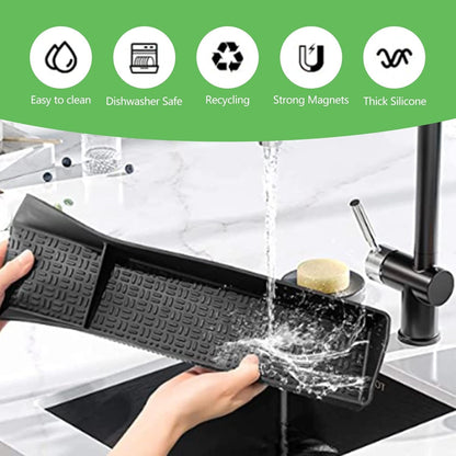 Stove Top Shelf 30 Inch - Silicone Material Magnetic Shelf for Stove -Black7