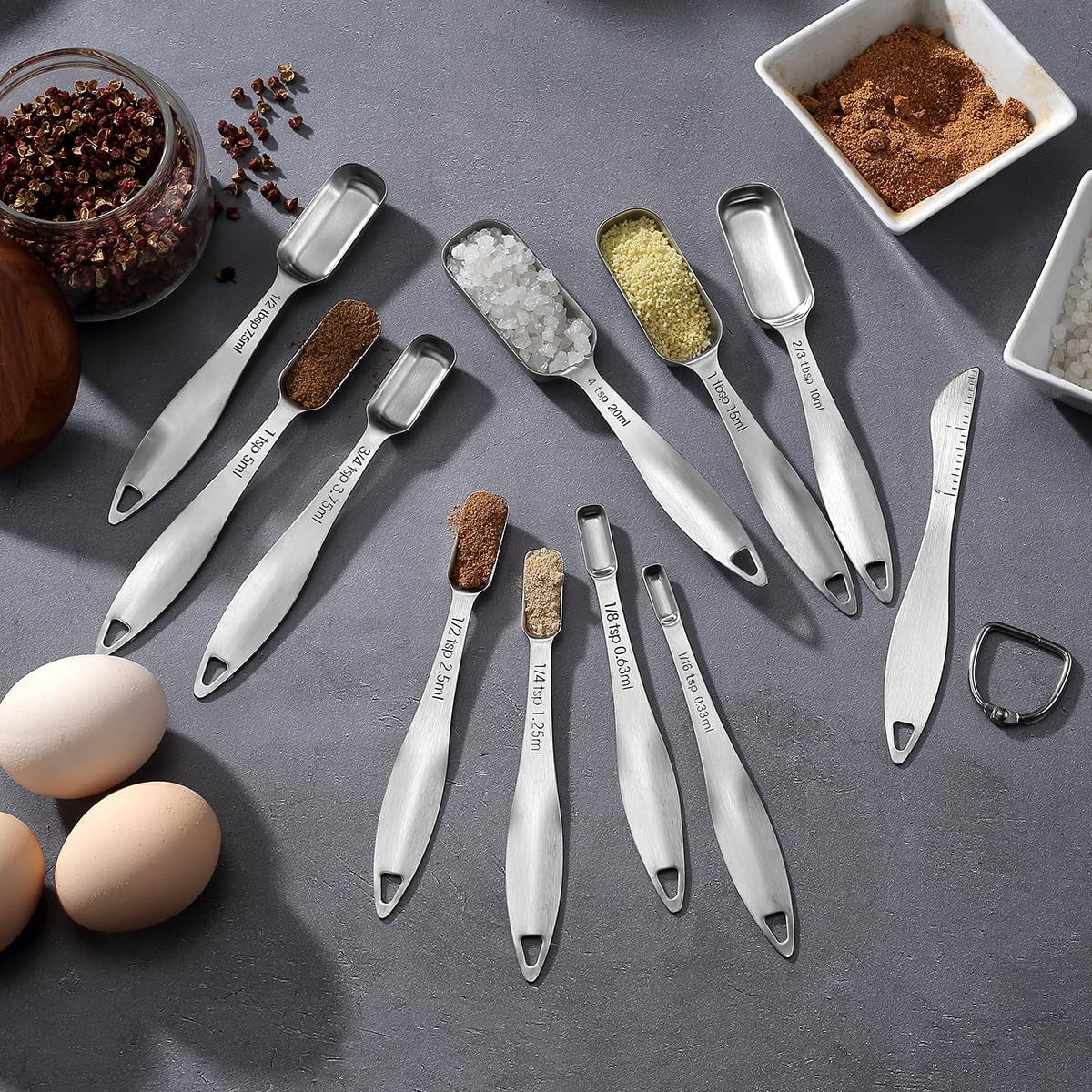 18-8-stainless-steel-measuring-spoons-set-of-16-pieces-includes-10-narrow-1-leveler-and-5-mini-spoons