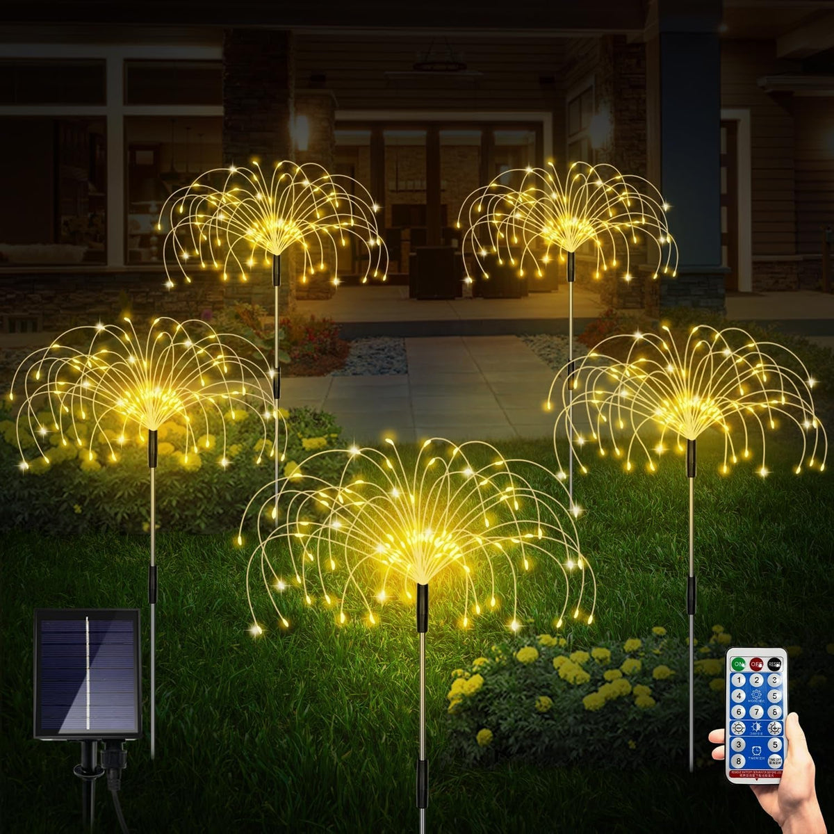 solar-garden-lights-outdoor-firework-lights-5-pack-120-led-decorative-stake-with-remote-8-modes-diy-landscape-light-waterproof-lamps-for-walkway-pathway-backyard-lawn-warm