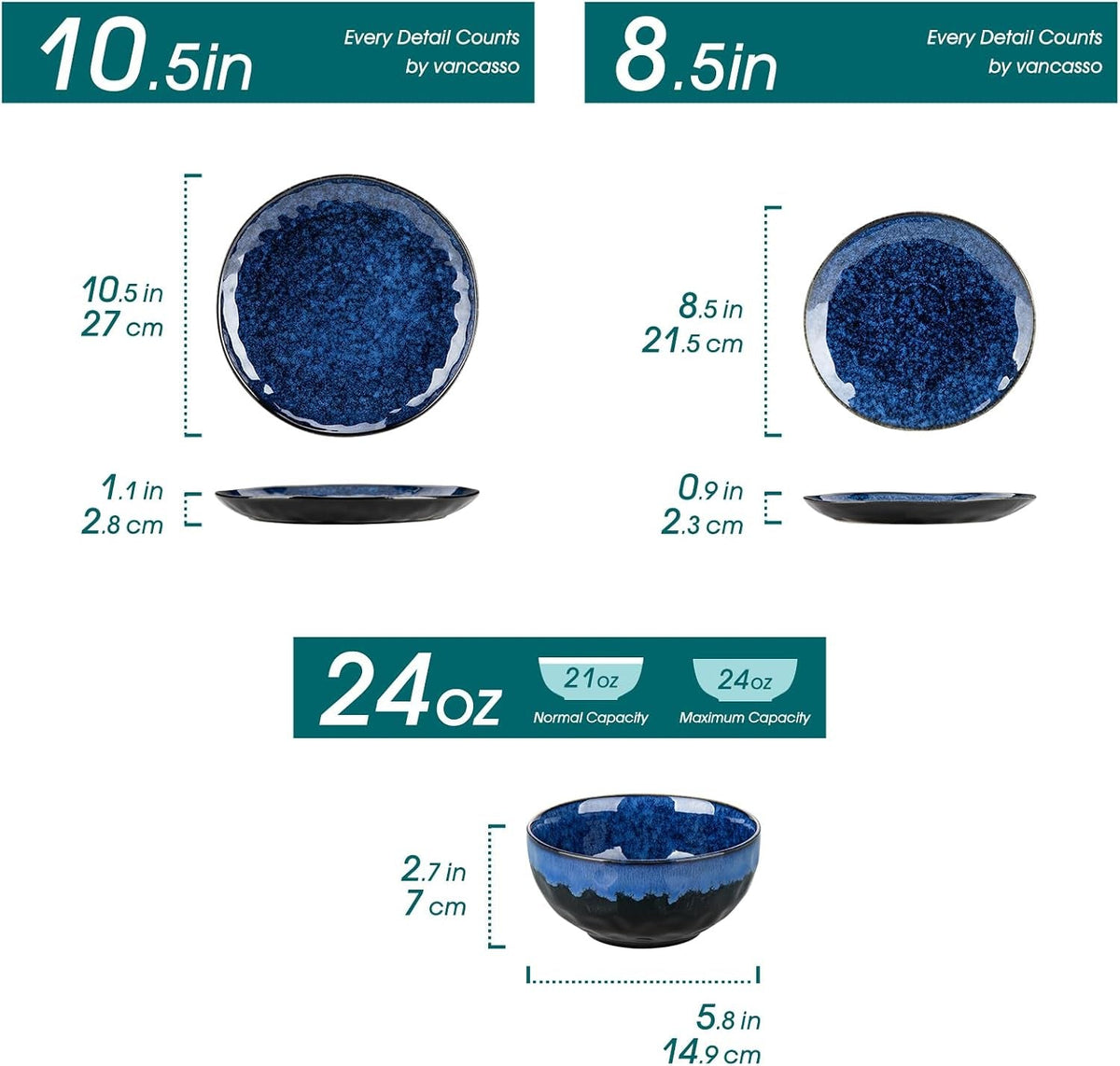 starry-12-pcs-dinnerware-set-for-4-handmade-reactive-glaze-blue