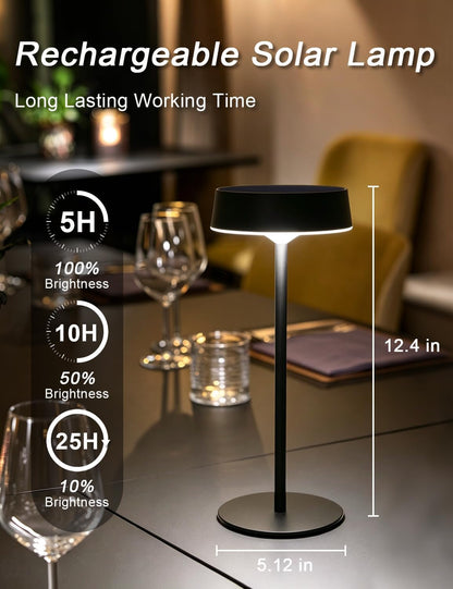 Solar Table Lamp Rechargeable, Waterproof Shower Lamp5