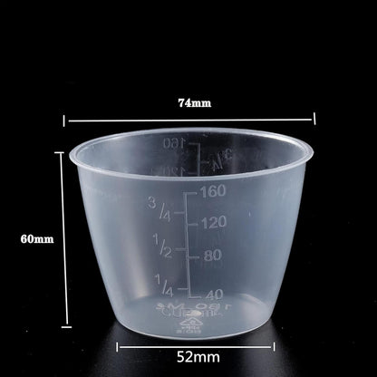 5Pcs Plastic Transparent Rice Measuring Cup, Rice Cooke Laundry Measuring Cup Replacement Tools - for Kitchen Dry and Liquid Ingredients Measuring (160Ml)2
