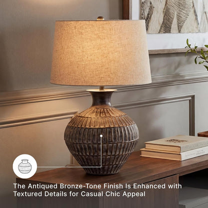 Signature Design by Ashley Magan Metal Table Lamp, 28", Antique Bronze4