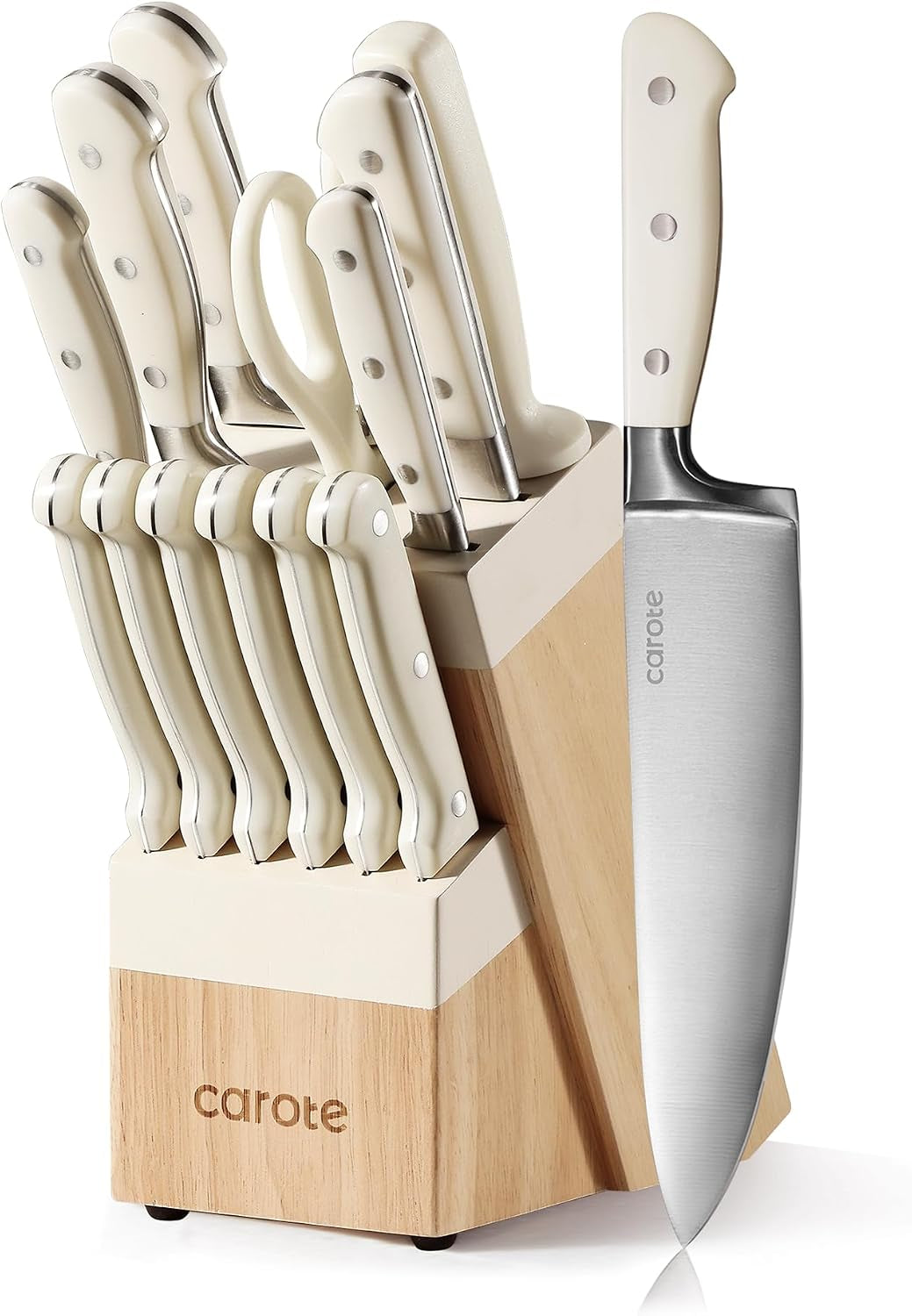 14-piece-knife-set-with-wood-block-rust-resistant-cream-razor-sharp-high-carbon-stainless-steel-knives-long-lasting-sharpness-forged-triple-riveted-ergonomic-non-slip-handles