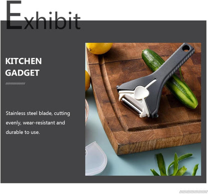 Multifunctional Kitchen Peeler Slicer Grater for Vegetables and Fruits Ergonomic Handheld Cooking Tool with Precision Blades for Carrots Potatoes Cheese and More9