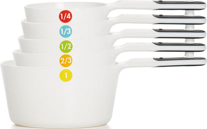 OXO Good Grips 6-Piece Plastic Measuring Cups- White1