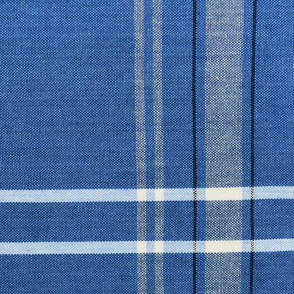 French Stripe Tabletop Collection Farmhouse Style Dining Table Linen Napkin Set, 20X20, Blue Chambray, 6 Piece5