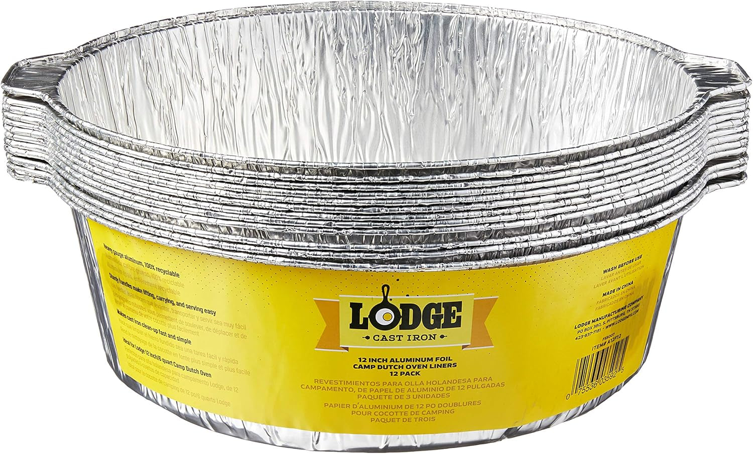 silver-12-inch-aluminum-foil-dutch-oven-liner-12-pack-100-recyclable-aluminum-foil-dutch-oven-liners-for-easy-camp-cooking-cleanup-for-10-12-inch-cast-iron-dutch-ovens