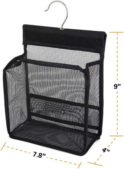 Hanging Mesh Shower Caddy College with Hooks, Bath Baskets Organizer Storage for College Dorm Rooms, Gym, Swimming and Travel3