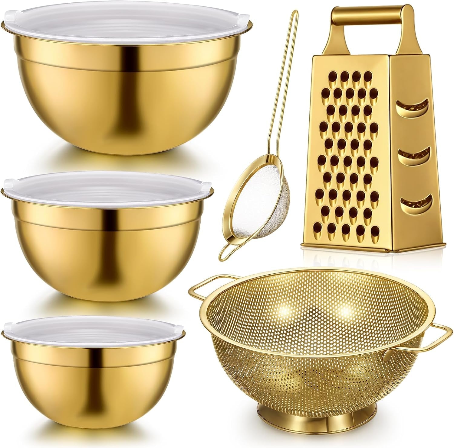 6-pcs-gold-kitchen-accessories-set-includes-3-gold-mixing-bowls-with-airtight-lids-stainless-steel-colander-grater-slicer-and-fine-mesh-strainermixing-bowls-2-8-3-7-5-qt-colander-4-qt