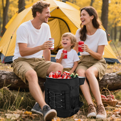 Cooler Backpack - 40 Cans Insulated Backpack Cooler for Men Women | Portable 2 Leak Proof Compartments Coolers Bag for Beach Travel Picnic Lunch Hiking BBQ Camping4