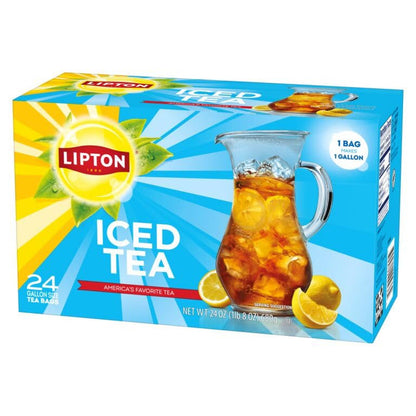 Lipton Unsweetened Iced Tea Bags, Gallon-Sized Zero Calories, 24 Total Tea Bags3