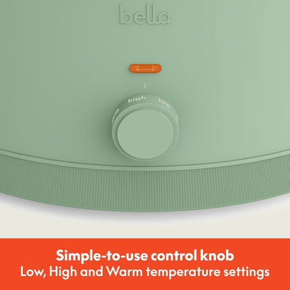 6Qt Manual Non-Toxic Slow Cooker with Cord Storage, Seaglass3