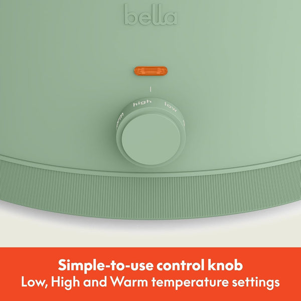 6Qt Manual Non-Toxic Slow Cooker with Cord Storage, Seaglass3