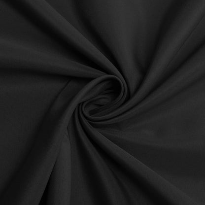 Black round Tablecloth 60 Inch Diameter for 20-48 Inch Tables | Water Resistant Spill Proof, Washable Polyester Cloth Decorative Fabric Cover, for Dining, Buffet Parties and Camping8