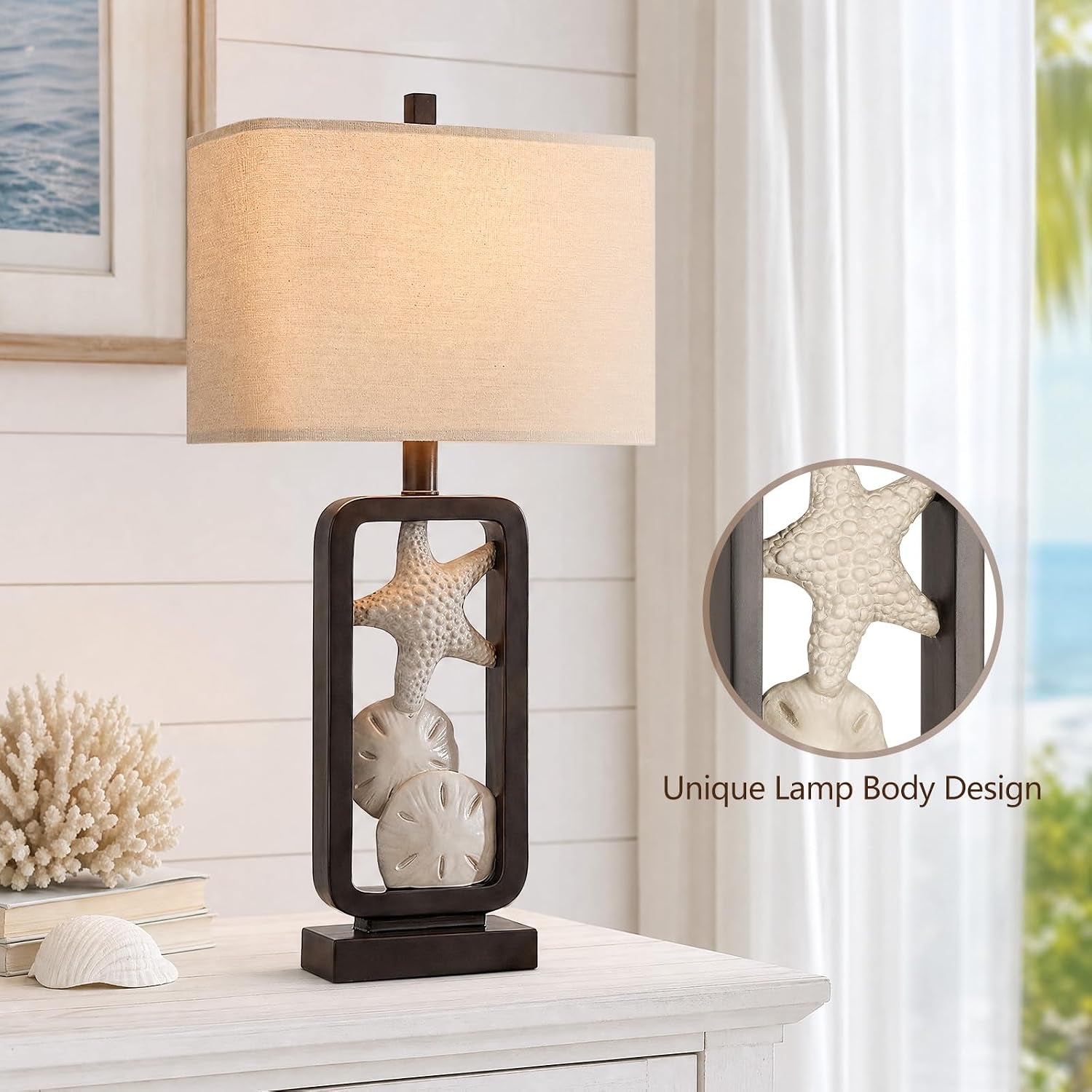 26-coastal-starfish-table-lamps-with-2-bulbs-for-living-room-set-of-2