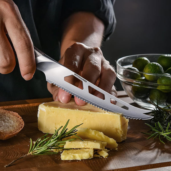 Cheese Knife 5 In, Professional Japanese Kitchen Knife for Cheesee6