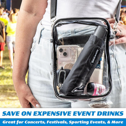 Rain or Shine Umbrella Flask 2 Pack (24 Oz Total) - Hidden Alcohol Travel Flasks - Secret Liquor Containers for Theme Parks, Cruises, and Sports Events – Includes Funnel & Spout2