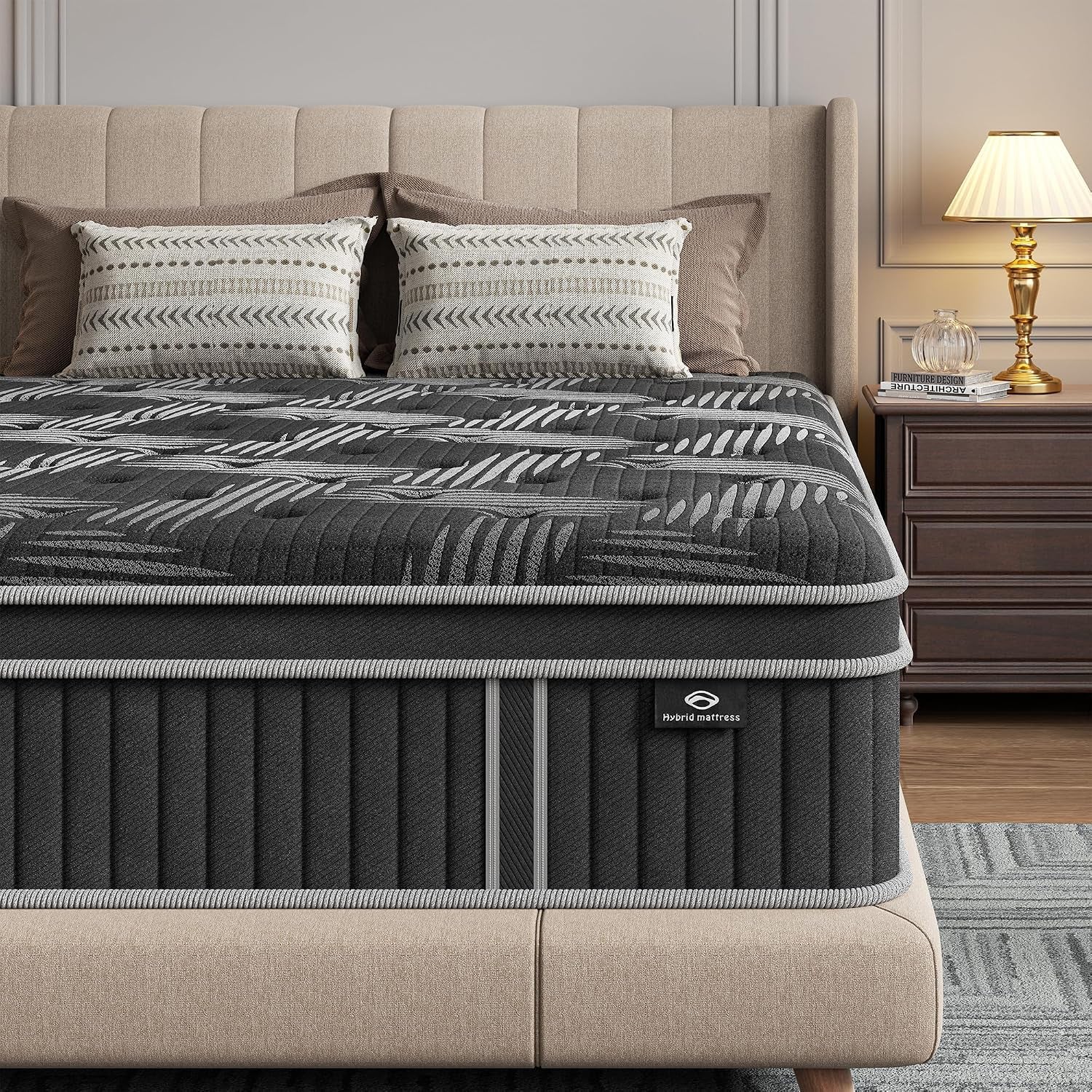 12-full-mattress-pocket-spring-pressure-relief-gel-memory-foam