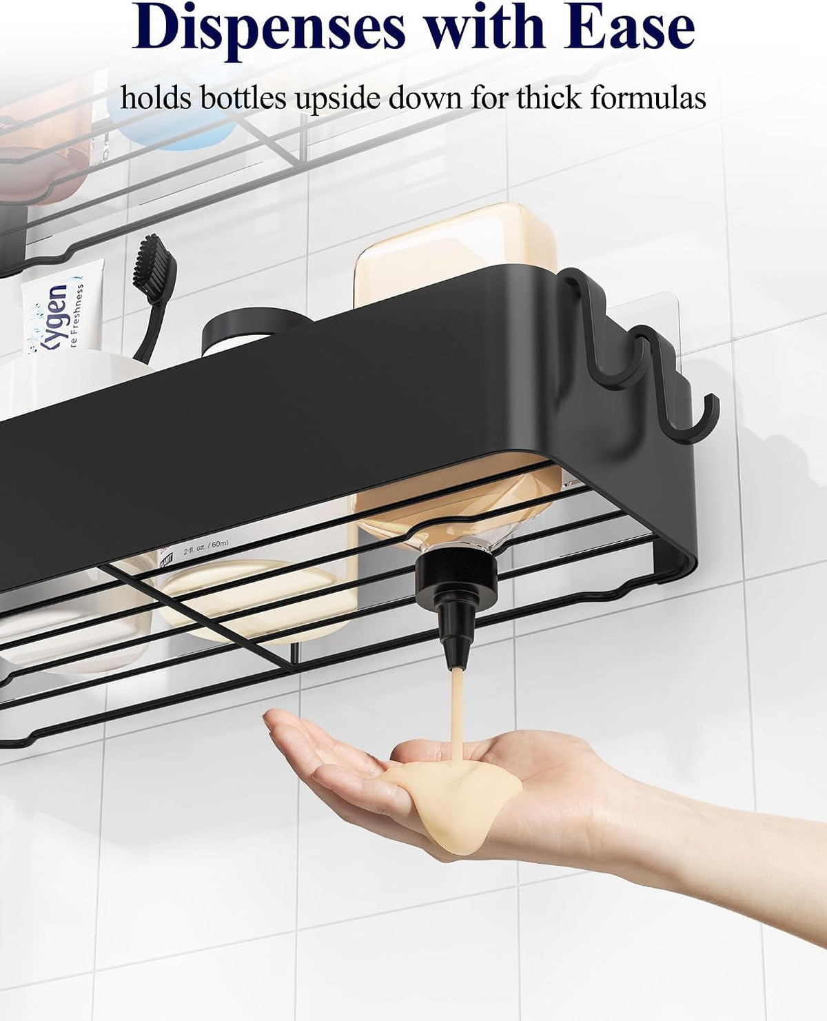 large-shower-caddy-adhesive-6-pack-bathroom-shelves-black