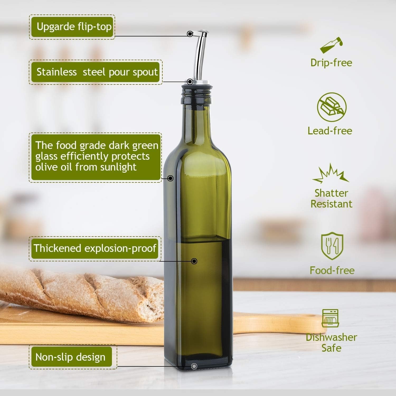 17oz-glass-olive-oil-bottle-dispenser-500ml-green-oil-and-vinegar-cruet-with-pourers-and-funnel-olive-oil-carafe-decanter-for-kitchen