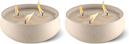 Citronella Concrete Candle 2 Pack Outdoor Tabletop Décor1