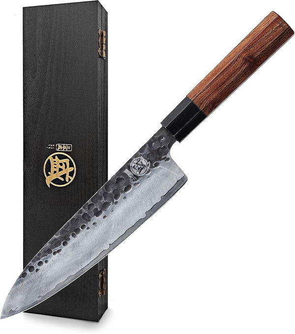 8-Inch Japanese Gyuto Chef Knife, 3-Layer 9Cr18Mov1