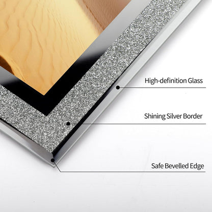 12 Pack 5X7 Picture Frame, Sparkle Glass Photo Frames 5 by 7 for Tabletop, Horizontally or Vertically4