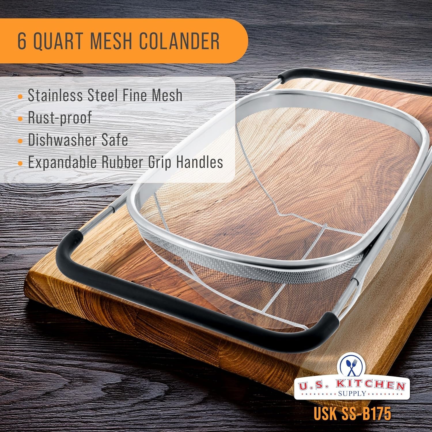 stainless-steel-colander-strainer-6-quart-collapsible-colander-with-expandable-rubber-handles-rectangular-sieve-fine-mesh-stainless-steel-strainers-and-colanders-for-kitchen