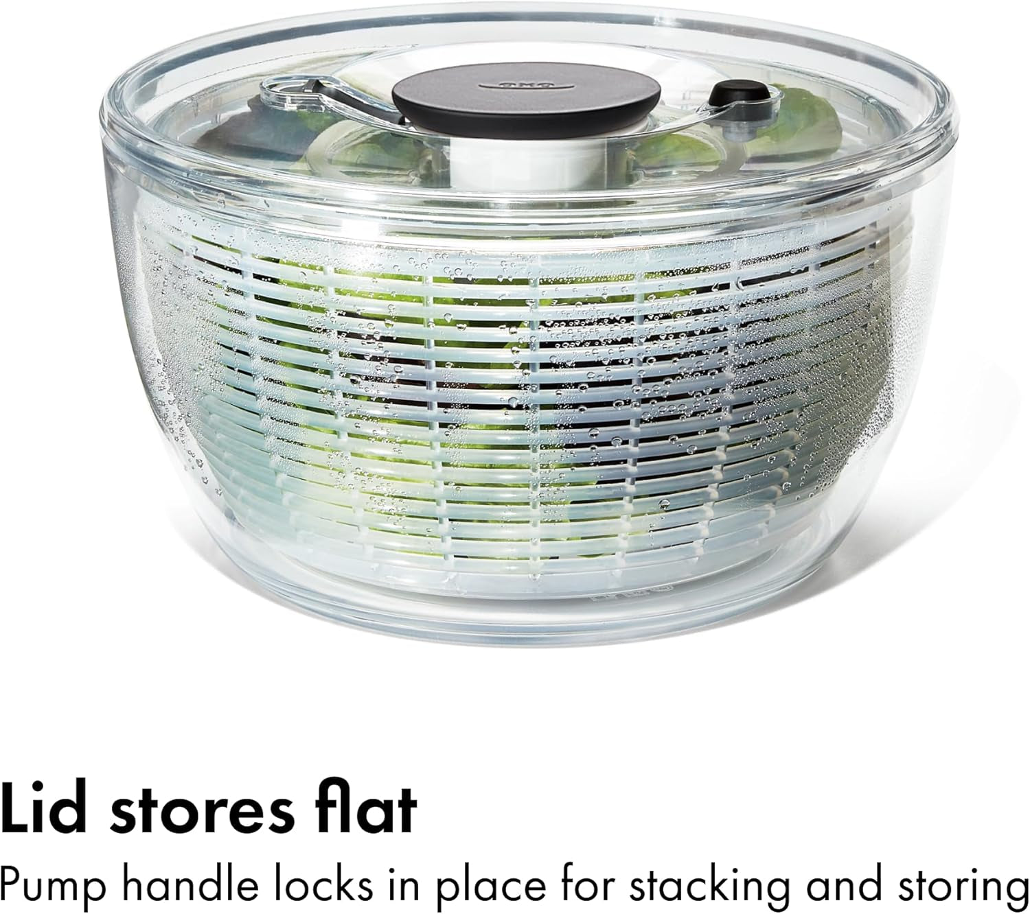 oxo-good-grips-salad-spinner-lettuce-spinner-fruit-washer-fruit-washing-bowl-with-strainer-vegetable-cleaner-salad-cleaner-lettuce-washer-6-22-quart-capacity-spin-dry-lettuce-herbs-fruit-vegetables-non-slip-base-large-capacity-bowl-easy-one-touch-press-pump-meal-prep
