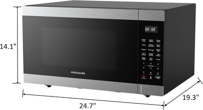 FRIGIDAIRE 2.2 Cu. Ft. Stainless Steel Microwave Oven, Multi Function, Programmable, 1,200 Watts8