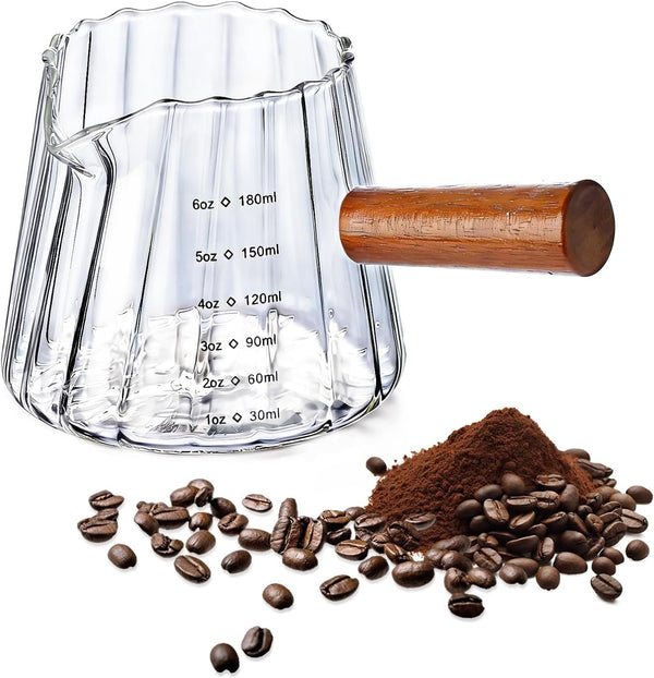 Espresso Measuring Cup, 6 Oz Espresso Shot Glass with ML Scale1