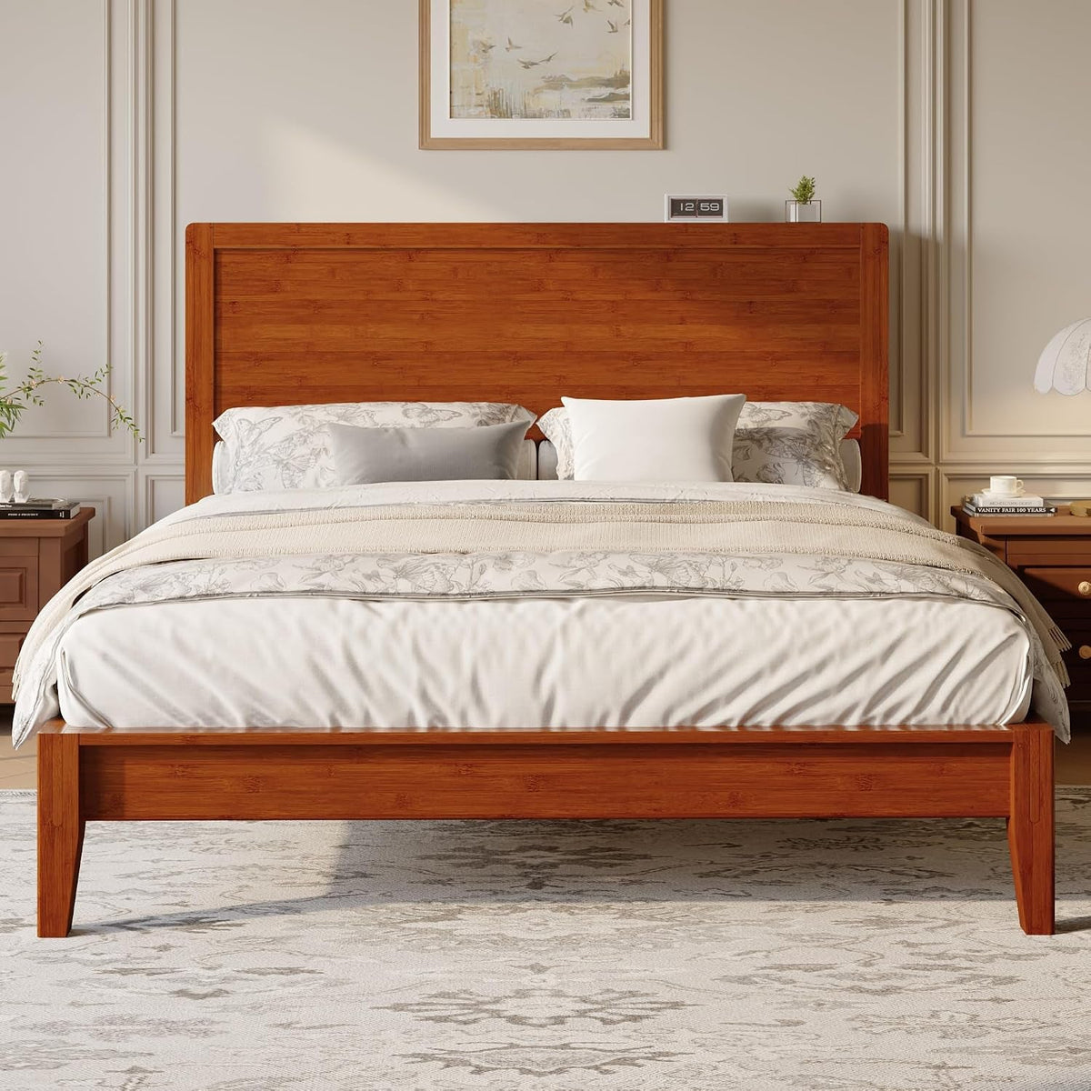 full-size-bamboo-bed-frame-japanese-joinery-warm-brown