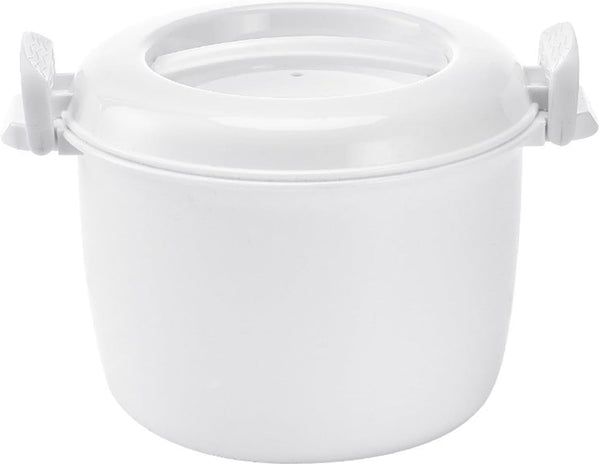 Microwave Rice Cooker1.63 Quart, Microwave Steamer for Vegetables, Micro Cookware for Grains, Pasta & Potatoes - BPA Free, Dishwasher Safe (1.63Quart)1